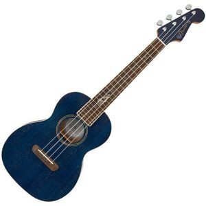 Fender Dhani Harrison Uke WN Tenor ukulele Sapphire Blue Transparent kép