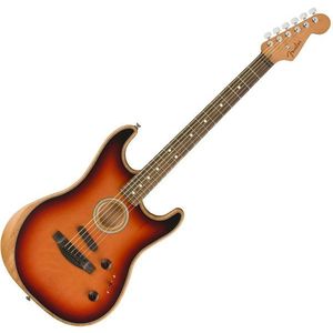 Fender American Acoustasonic Stratocaster 3-Tone Sunburst kép