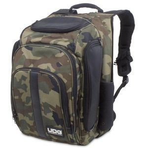 UDG Ultimate DIGI Backpack Black, Camo/ Orange inside kép