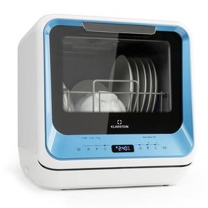 Klarstein Amazonia Mini, mosogatógép, 6 program, LED kijelző, kék kép