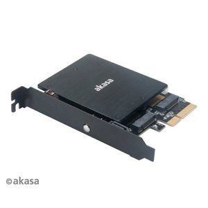AKASA M.2 PCIe SSD és M.2 SATA SSD ARGB LED adapter / AK-PCCM2P-03 kép