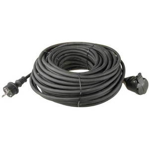 Emos hosszabbító kábel 20 m 3x1.5mm, fekete gumi kép