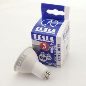 Tesla - LED izzó, GU10, 5W, 230V, 410lm, 4000K, 100° kép