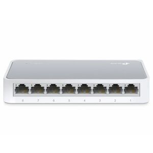 TP-LINK 8 portos 100Mbps Switch (TL-SF1008D) Fehér kép