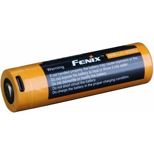 Újratölthető akkumulátor Fenix 21700 5000 mAh USB-C-vel (Li-Ion) kép