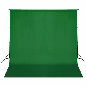 vidaXL zöld háttértartó állványrendszer 600 x 300 cm kép