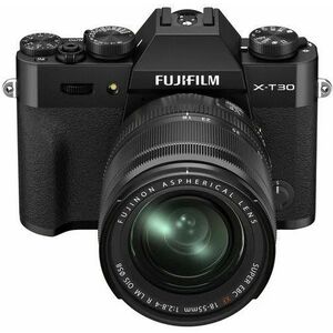 Fujifilm X-T30 II fekete + XF 18-55mm kép
