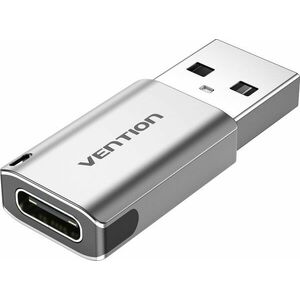 Vention USB 3.0 (M) to USB-C (F) Adapter Gray Aluminum Alloy Type kép