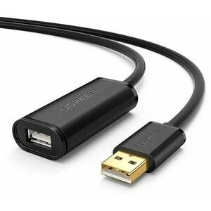 UGREEN USB 2.0 Active Extension Cable with Chipset 30m Black kép