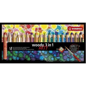 Stabilo Woody ARTY 3 in 1 - 18-féle szín kép