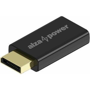 AlzaPower DisplayPort (M)-ről HDMI 4K 30 Hz (F)-re fekete kép