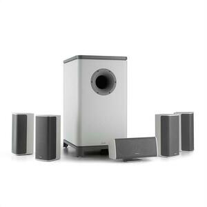 Numan Ambience 5.1-es surround-sound rendszer, fehér, 30 m-es hangfal kábel kép