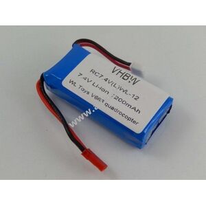 Helyettesítő akku UDI U829A, Tarantula X6, WL Toys V666 quadrocopter, 7.4V, 1200mAh kép