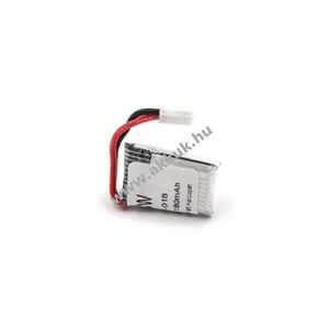Helyettesítő akku Hisky HCP-80 Helikopter Li-Ion, 3.7V, 180mAh kép