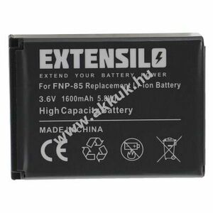 Helyettesítő EXTENSILO akku Fuji típus NP-85 1600mAh kép