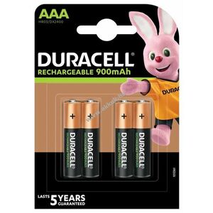 Duracell AAA Micro akku tiptoi Stift 900mAh 4db/csom. kép