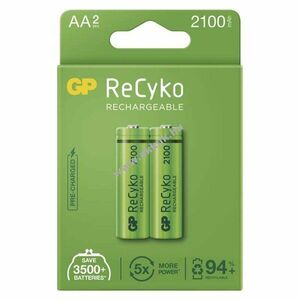 GP ReCyko HR6 (AA) ceruza akku 2100mAh 2db/csomag kép