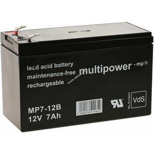 Pótakku (multipower) szünetmenteshez APC Power Saving Back-UPS ES 8 Outlet 12V 7Ah (7, 2Ah is) kép