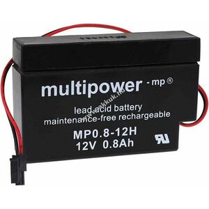 Ólomakku (multipower) típus MP0.8-12H Motor-gombhoz/kapcsolóhoz 12V 0, 8Ah kép