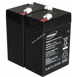 Powery ólom zselés akku Panasonic LC-R064R5P 6V 5Ah (helyettesíti 4Ah / 4, 5Ah is) kép