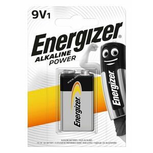 Energizer Alkaline Power E-Block 9V elem 6LR61 kép