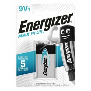 Energizer MAX PLUS 9V alkáli elem 6LR61/PP3/9V/E-Block/522 1db/csomag kép