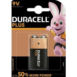 Duracell elem Plus Power 6LR61 / PP3 9V-Block 1db/csom. kép
