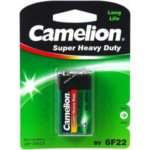Camelion elem Super Heavy Duty 6F22 9V Block (5 x 1db/csom.) kép