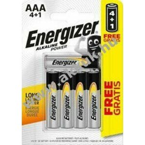 ENERGIZER Alkaline Power, AAA, mikro, E92, 4+1db/csomag kép