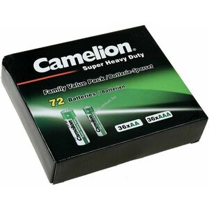 Camelion 72db-os elemcsomag szett 36db LR6/AA/ceruza elem + 36db LR03/AAA mikró elem kép