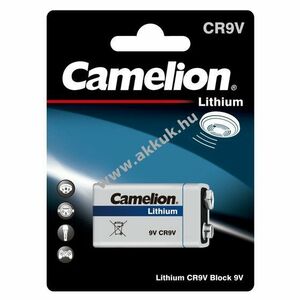 Camelion 10 éves élettartamú elem füstjelzőkhöz Lithium CR9V kép