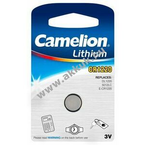 Camelion lithium gombelem CR1220 1db/csom. kép