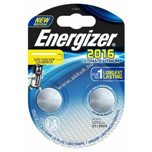 Energizer Ultimate Lithium CR2016 elem 2db/csom kép