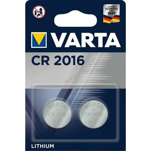 VARTA lithium gombelem CR 2016, IEC CR2016, helyettesíti DL2016, 3V 2db/csom. kép
