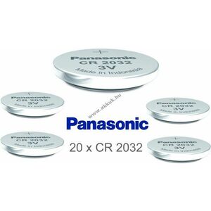 Panasonic Lithium gombelem CR2032 / DL2032 / ECR2032 20db/csom. kép
