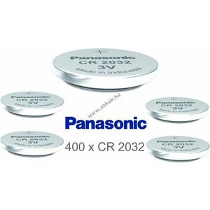 Panasonic Lithium gombelem CR2032 / DL2032 / ECR2032 400db/csom. kép