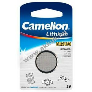 Camelion lithium gombelem CR2430 1db/csom. kép