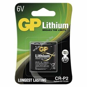 GP Lítium elem CR-P2 1db/csomag kép