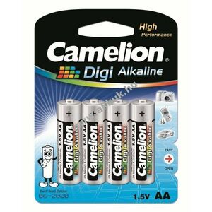 Camelion elem Digi Alkaline LR6 Mignon AA digitális fényképezőgéphez 4db/csom. kép