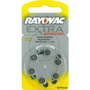 Rayovac Extra Advanced hallókészülék elem típus 10 6db/csom. kép