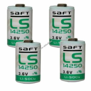 4db Saft lithium elem LS14250 1/2AA 3, 6Volt kép