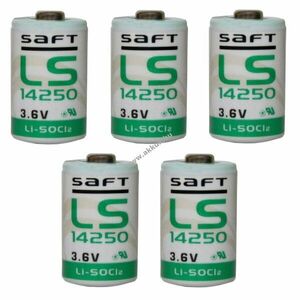 5db Saft lithium elem LS14250 1/2AA 3, 6Volt kép