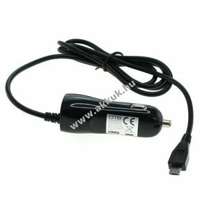 Helyettesítő autós töltő Micro-USB-s, fekete kép