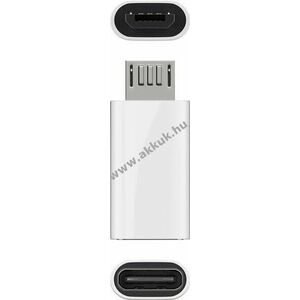 Goobay adapter micro USB B 2.0 > USB C csatlakozó fehér kép