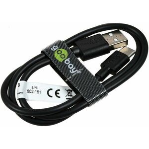 goobay USB-C töltő és szinkronizáló kábel USB-C aljzatos készülékekhez, 50cm, fekete kép