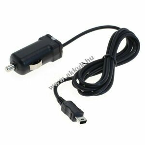 Autós töltőkábel / töltő / autós töltő szivargyújtó csatlakozás Mini USB 1A kép