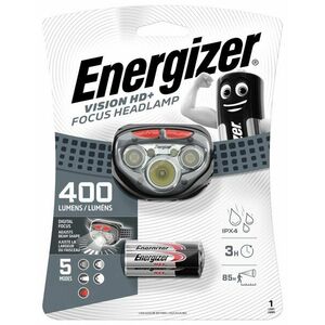 Energizer fejlámpa/homlok lámpa / futó lámpa Vision HD Focus + 400lumen + 3db AAA elem HDD322 kép