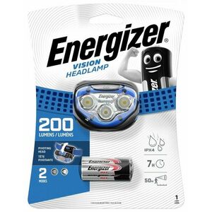 Energizer fejlámpa / homloklámpa Vision Headlamp HDA323 200lumen + 3db AAA elem HDA323 kép
