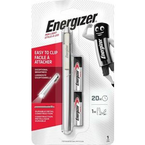 ENERGIZER Metal Pen Light zseblámpa, elemlámpa + 2db AAA elem kép