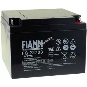 Ólom akku 12V 27Ah (FIAMM) típus FG22703 VDS-minősítéssel kép